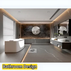 Modern Luxury Interior Design Services 3D Rendering Graphic Design Eco Friendly One Stop for Bedroom Bathroom 5+ Year Warranty