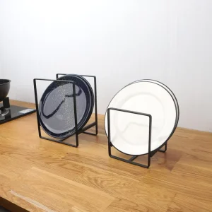 Modern Metal Kitchen Utensil Storage Rack vertical Dish Rack counter Display Rack restaurant Decoration supermarket Display Rack