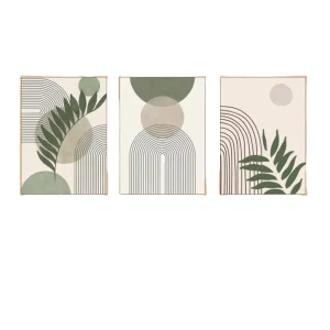 Modern Minimalist Nordic Still Life Abstract Geometry Morandi Poster Hotel Hanging Oil Painting Canvas UV Printed Living Room