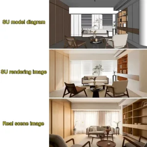 Modern Style 3D Interior Design Services for Houses, Villas, Warehouses, Schools, and Bathrooms with Exterior Rendering