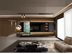Modern Villa Hotel 3D Rendering Interior Design Furniture with Contemporary Style and 5 Year Warranty