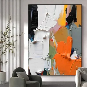Modern Wall Art Painting 3D Texture Abstract Hand Painted Canvas Oil Painting