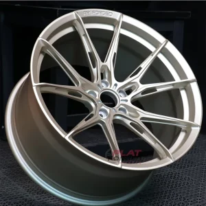 Monoblock Racing Forged Rims Gold 5×112 5×120 5×130 17-22inch Concave Forged Wheels for BMW M3 G80 Audi R8 Type-R GT-R