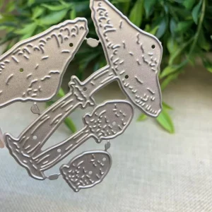 Mori-style Mushroom Metal Carbon Steel Cutting Die DIY Template Parent-child Crafts Hardware Etched Cross-border New-stock