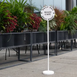Movable Double-Sided Floor Display Board with Logo Customization