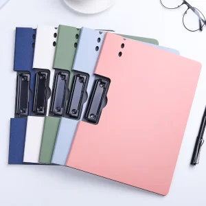 Multi Functional A4 File Folder Student Reports Writing Pad Splint Horizontal Vertical Book Data Holder PP Material Filing