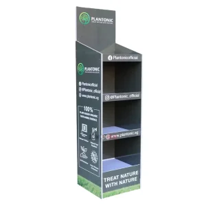Multi Retail Store Display Stand With Cardboard Materials Ideal for Advertising Products in Mall and Shop Customizable Design