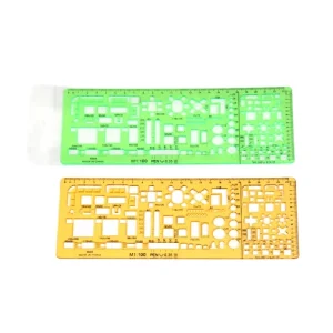 Multi Scale Furniture Architecture Stencil Engineering Drawing Template Ruler for Students No.4301