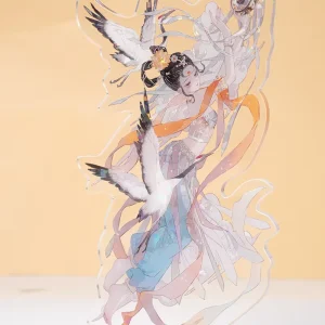 Multi-Size Custom Logo Anime Figure Display Acrylic Standee Printing Foil Stamping For Retail Anime Merch