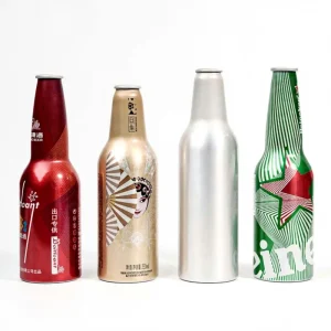 Multi Size Food Grade Aluminum Bottles & Cans Screw Cap Custom Logo Craft Beer Soda Juice Red Wine Coffee Tea Beverage