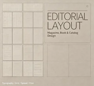Multi scene Vector Graphic Layout Design Custom Book Catalog Magazine Poster Flyer Brand Logo Service
