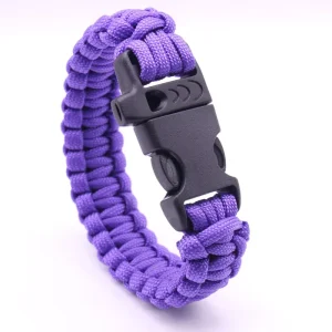 Multifunctional Outdoor Survival Paracord Wristband Lanyard Nautical Style Customizable Promotional Wrist Rope