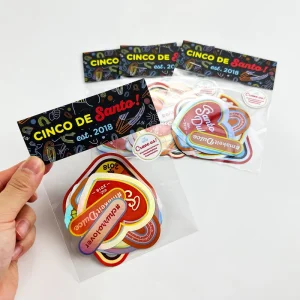 Multiple Cute Design Vinyl Label in Sticker Packs Matte Glossy Printing Die Cut Custom Sticker Pack for Gift Promotion Retail