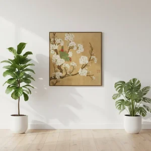 Museum Collection Level Reproduction Animal Art Square Shaped High Resolution Canvas Digital Printing Eco Friendly UV Proof