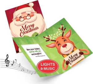 Music Gift Cards Music Thank You Cards Musical Cards Custom Christmas Cards Musical Greeting Card