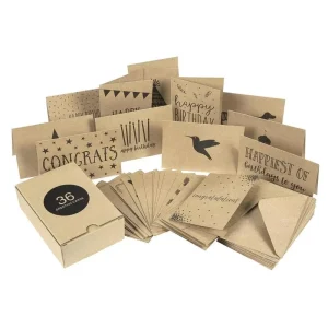 Myway New Product Happy Birthday Thank You Cards Custom With Logo Invitation Card Wedding Kraft Paper Custom Greeting Card Pri