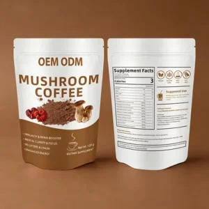Natural Mixed Mushroom Coffee Powder 10 in 1 Mushroom Mixed Coffee Powder Mushroom Instant Coffee Powder