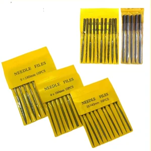 Needle File Set 6 piece Diamond File Set High Carbon Steel Precision Handmade Metal Tool Manufacturer