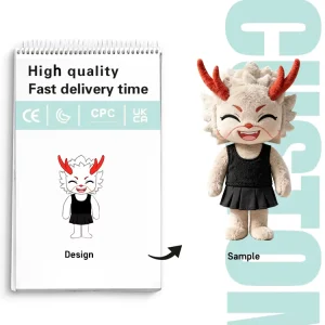 New Arrival OEM ODM Handmade Mascot Plush Stuffed Toy Custom Cartoon Anime Game Character Plush Cloth Doll
