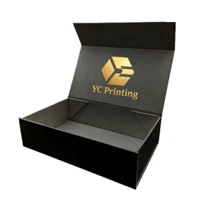 New Custom Design Large Logo Paper Magnetic Folding Box Packaging Luxury Rigid Cardboard Foldable Gift Box