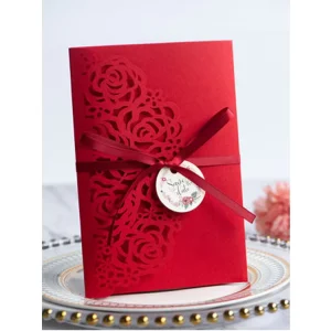 New Design Create Laser Cut Birthday Invitation Cards European Wedding Invit Invitations Customize