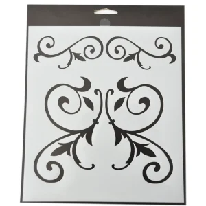 New Design Customized China White PP Wall Stencil