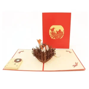 New Design Fancy Happy Birthday 3d Pop up Greeting Cards