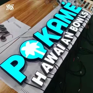 New Design Premium Front Lit LED Illumination Durable Outdoor Business Signs Elegant Storefront Logo Displays