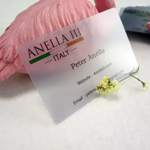 New Design Transparent Plastic Business Card Pvc Business Card Printing