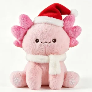 New Designs Christmas Gifts Stuffed Plush Squishy Axolotl Stress Toy Custom Made Kids Toy Cute Axolotl Plush Doll