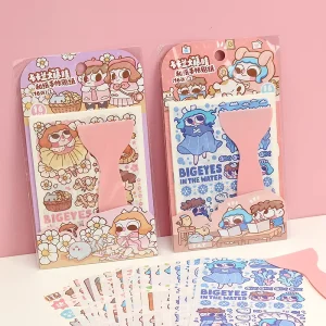 New Designs Trendy Graphics Stickers Girl Teenager Gift Kawai Stickers for Handbook Decorating