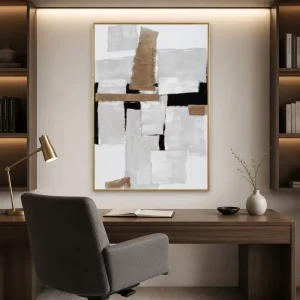 New Minimalist Abstract Picture Canvas Painting Wall Art Painting Odern Mural Poster and Print with Linen for Home Decor