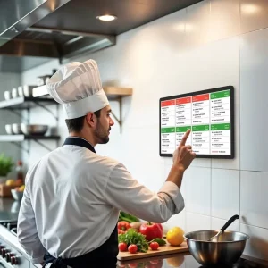 New Models Kitchen Display System Hardware KDS POS Kitchen Display KDS Screen With Base For Restaurant