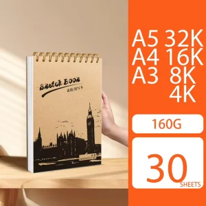 New Product Ideas Custom Design Logo Printing Drawing Pad Sketch Books for Drawing A4