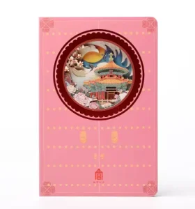 New Product Promotion High End 3D Notepad Stationery Set Spring Architecture Office Theme Office Gift