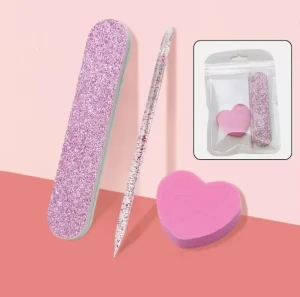 New Professional Complete Nail Care Kit Files Mini Buffers Sticks Perfect for Nails DIY