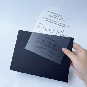 New Style Ecofriendly Wedding Invitations Set Luxury Wedding Invitation Card