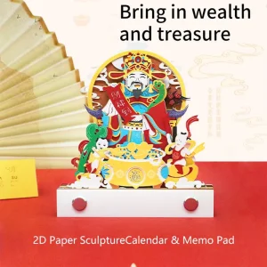 New Trend Personalized 3D Notepad Customized Calendar Notes Exquisite Paper Sculpture for Desk Decoration