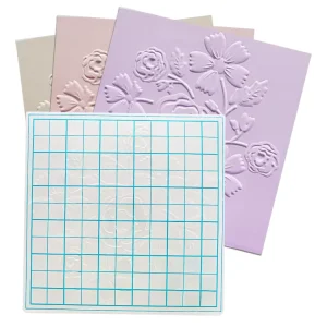 Newest Plastic 3D Embossing Folder Art Painting Template Design DIY Paper Cutting Dies Scrapbooking