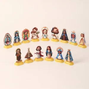 Newest Selling Stock 3D Art Deco Religious Themed Ornament of the Icon for Anniversary Decoration Resin Material