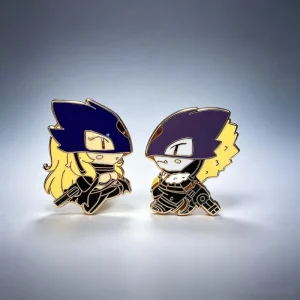 No Moq Customized Cute Cartoon Anime Character Design Hard Enamel Hat Badges Colorful Enamel Pin Set