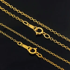 Non Tarnish Jewelry 14k Gold Filled Finished Chain Jewelry Necklaces for Women Girls