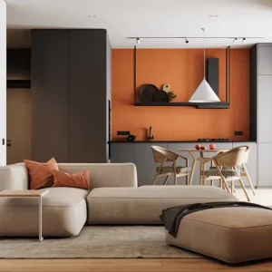 Nordic Style Holistic Interior Design Inspiration Products Work Scheme 3D Max Rendering Floor Plan Construction Drawing