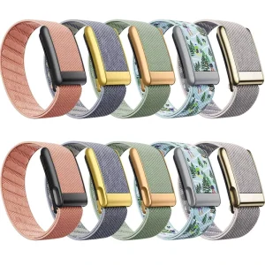 Nylon Replacement Watch Straps with Protective Stainless Steel Frame Compatible with WHOOP 5.0