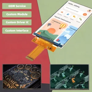 ODM Custom SPI RGB MIPI Interface TFT LCD Display Panel for Medical and Industrial Applications