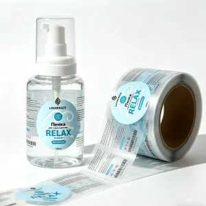 ODM OEM Manufacture Vinyl Waterproof Adhesive Custom-Shaped Labels for Food Beverage Packaging