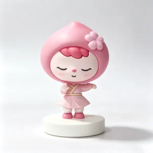 OEM 3D PVC Cartoon Mascot Statue Cute Chinese Character Figure for Promotional Gifts and Retail Collections