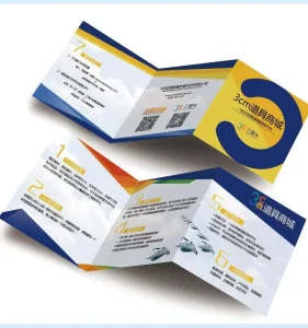 OEM A4 Brochure Color Printing Catalog Folded Leaflet A5 Flyer Printing