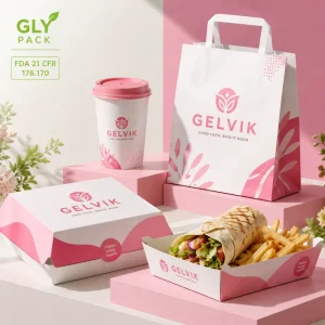OEM Custom Embossing Food Grade Burger Box Disposable French Fries Fried Chicken Custom Size Paper Packaging Fast Food Delivery