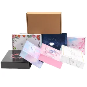 OEM Custom Full Color Outer Packaging Box Logo and Pattern Printed Paper Carton for Retail